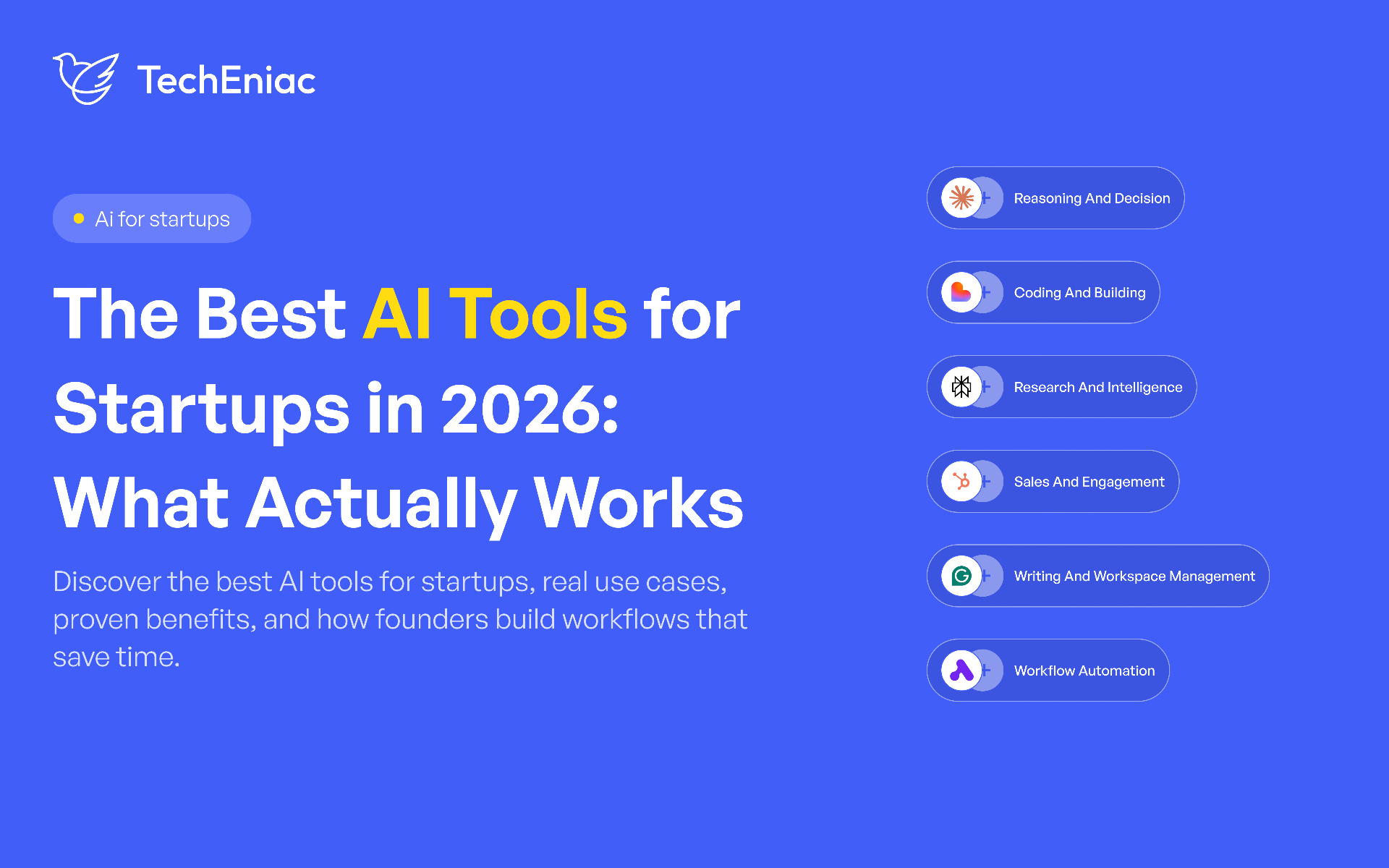 The Best AI Tools for Startups in 2026
